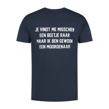 Op moordenaars shirt french navyback