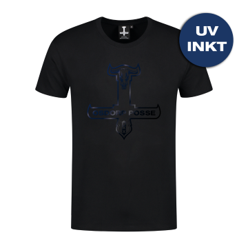 T shirt zwart uv1front