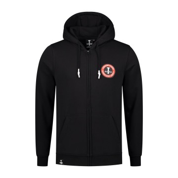 Hooded Zip Sweater Classic Logo Front